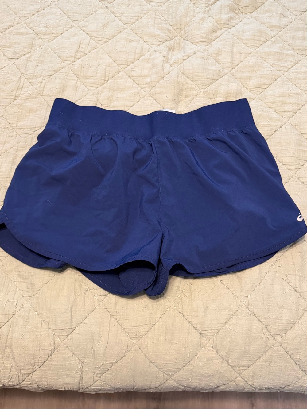 Asics Women's Navy Blue Athletic Running Shorts